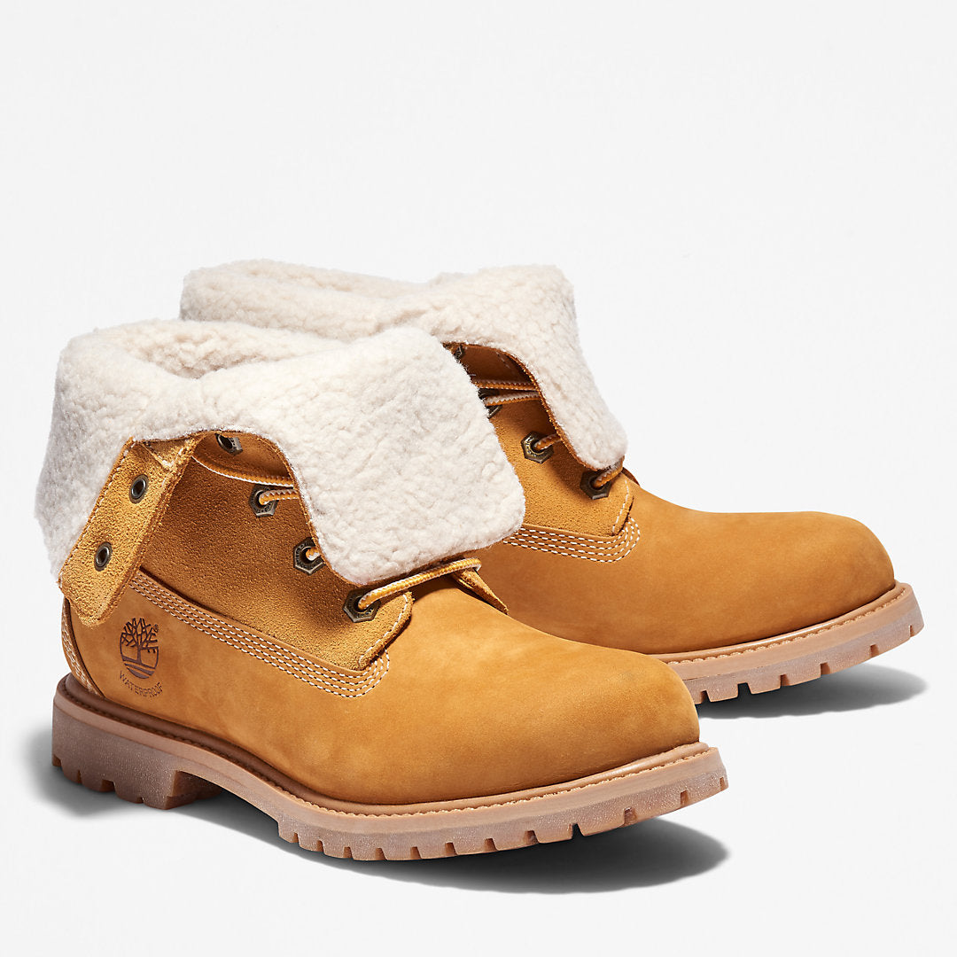 Timberland Womens Timberland® Authentic Fold-over Boot for Women in Yellow
