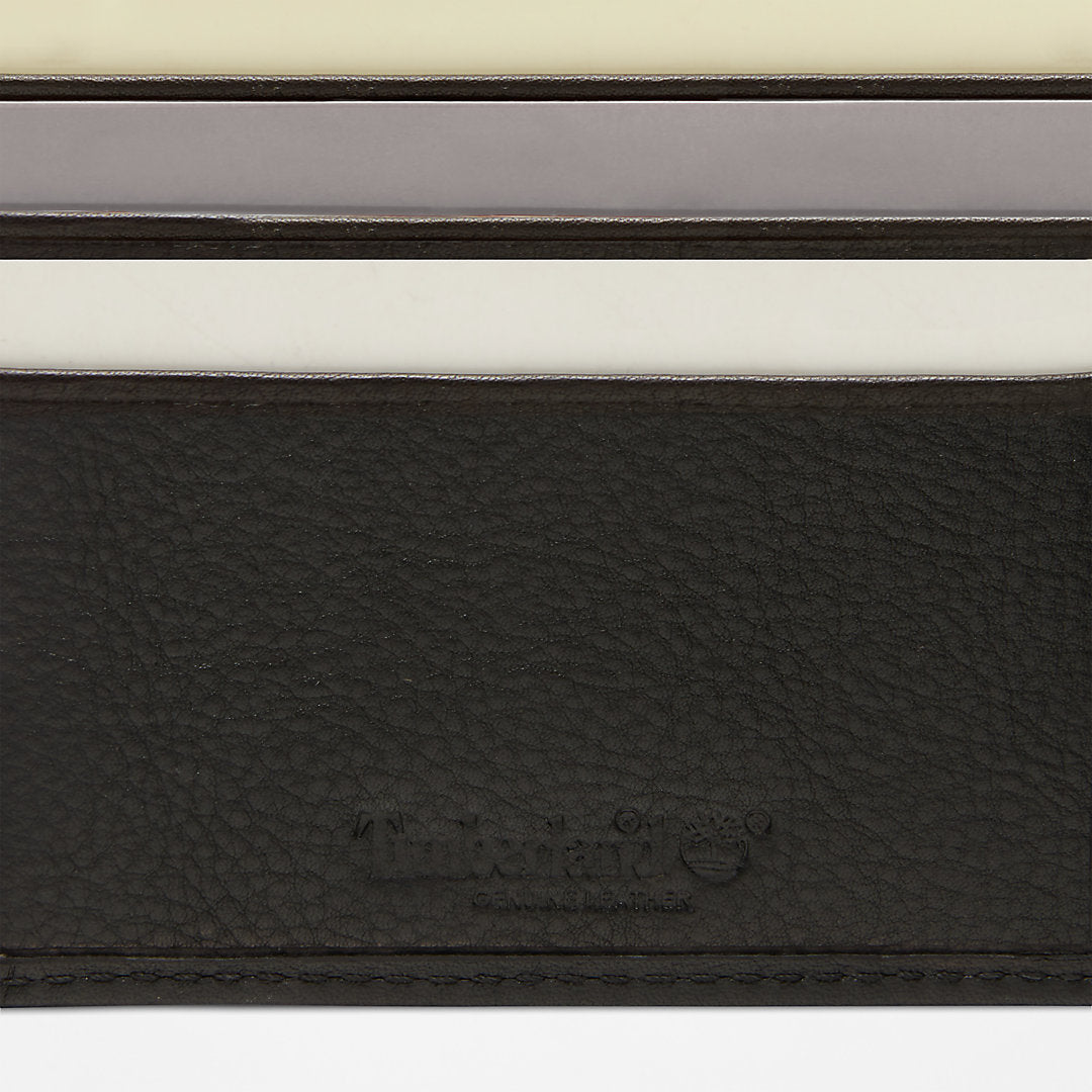 Timberland Mens Kennebunk Large Wallet for Men in Black