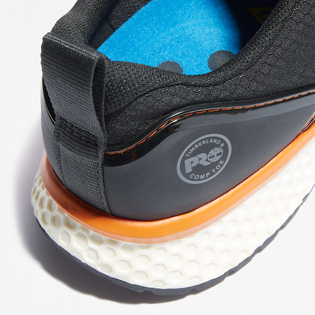 Timberland Mens Timberland PRO® Reaxion Work Shoe for Men in Black/Orange