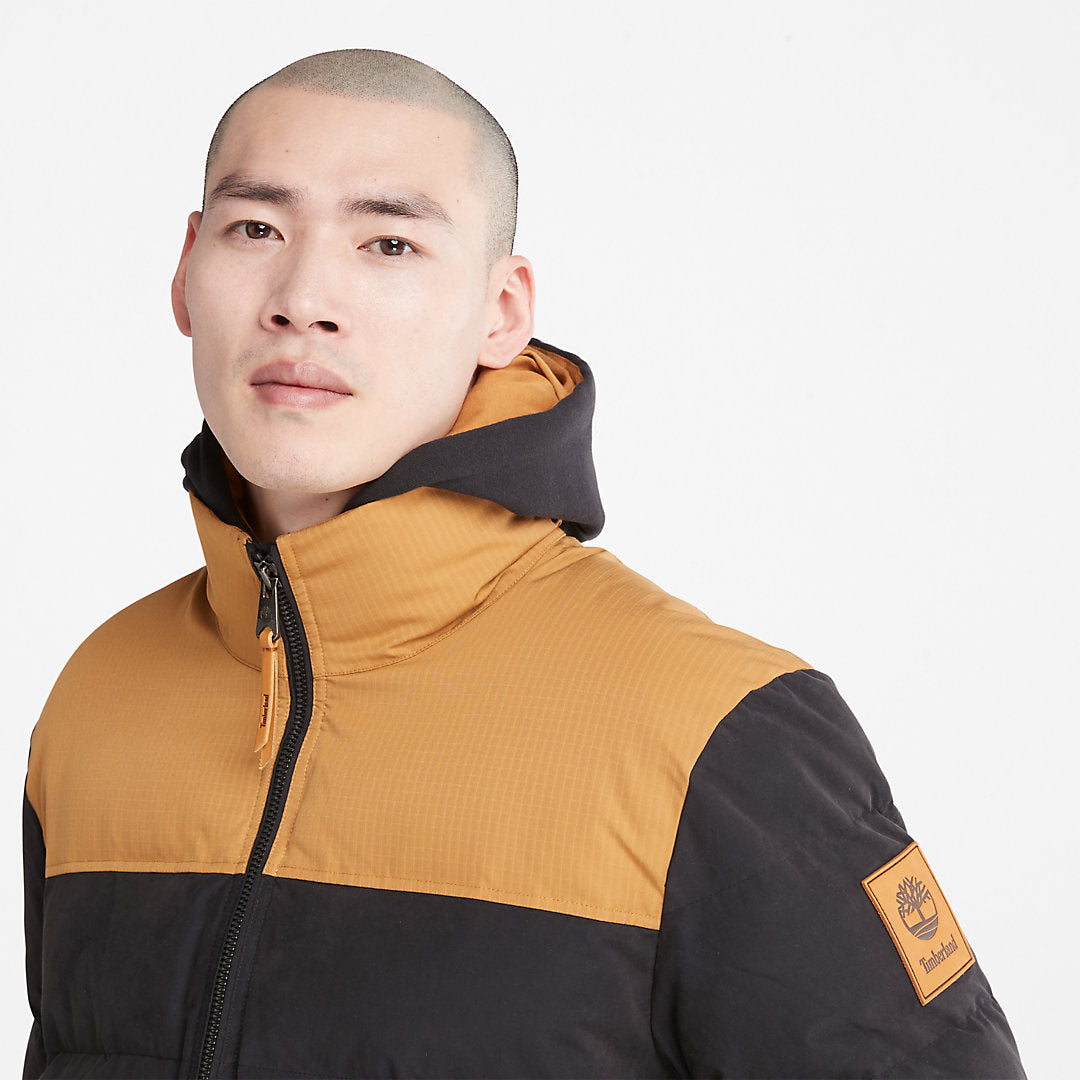 Timberland Mens Welch Mountain Puffer Jacket for Men in Black