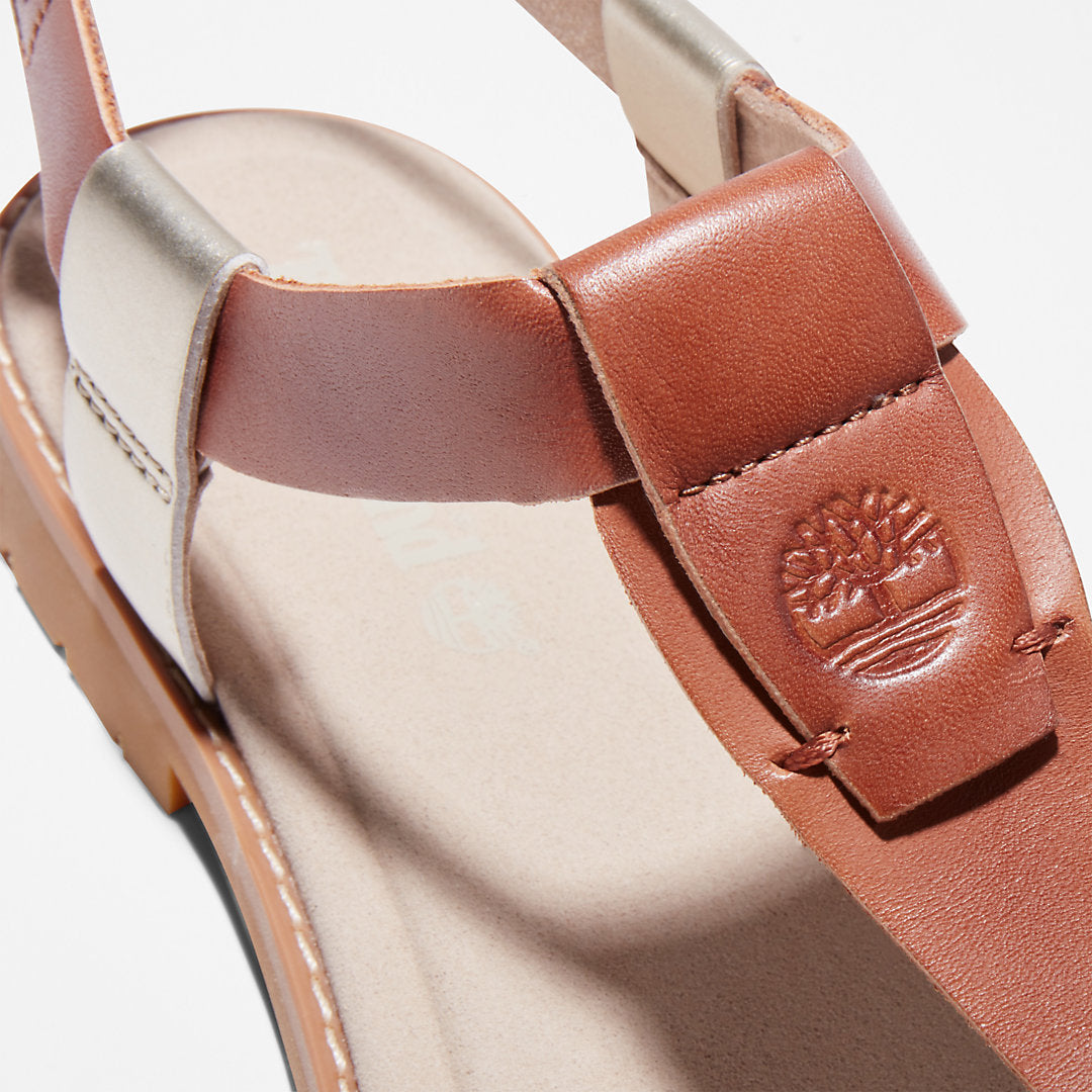 Timberland Womens Chicago Riverside Thong Sandal for Women in Brown