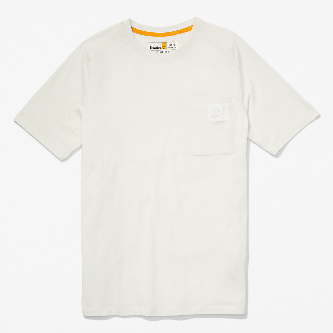 Timberland Mens Eco-Ready Supima® Cotton TimberFresh™ T-Shirt for Men in White
