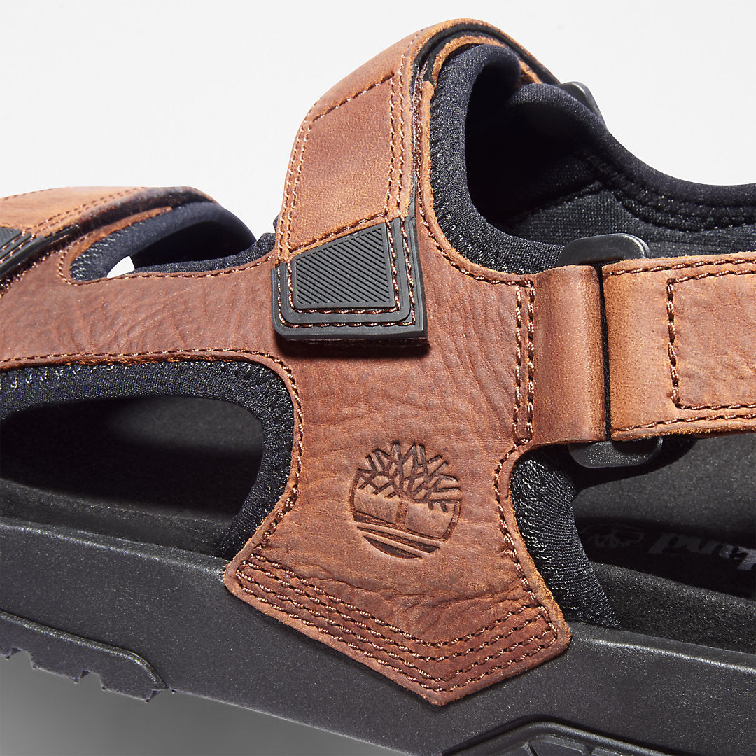 Timberland Mens Anchor Watch Backstrap Sandal for Men in Brown
