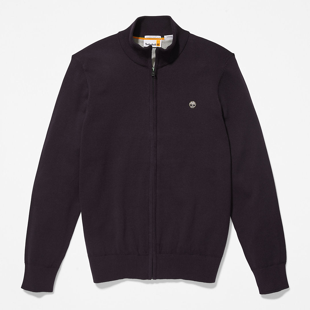 Timberland Mens Williams River Full-Zip Sweater for Men in Black