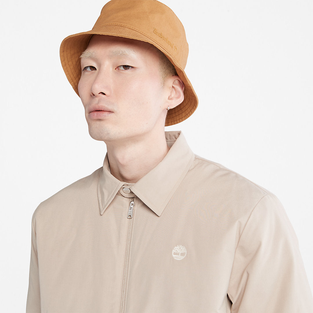 Timberland Mens Men's Stratham Winter Bomber Jacket in Beige