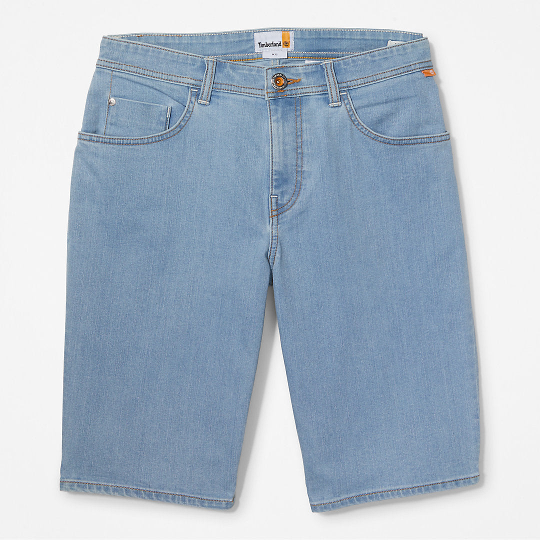 Timberland Mens Canobie Lake Denim Shorts for Men in Blue