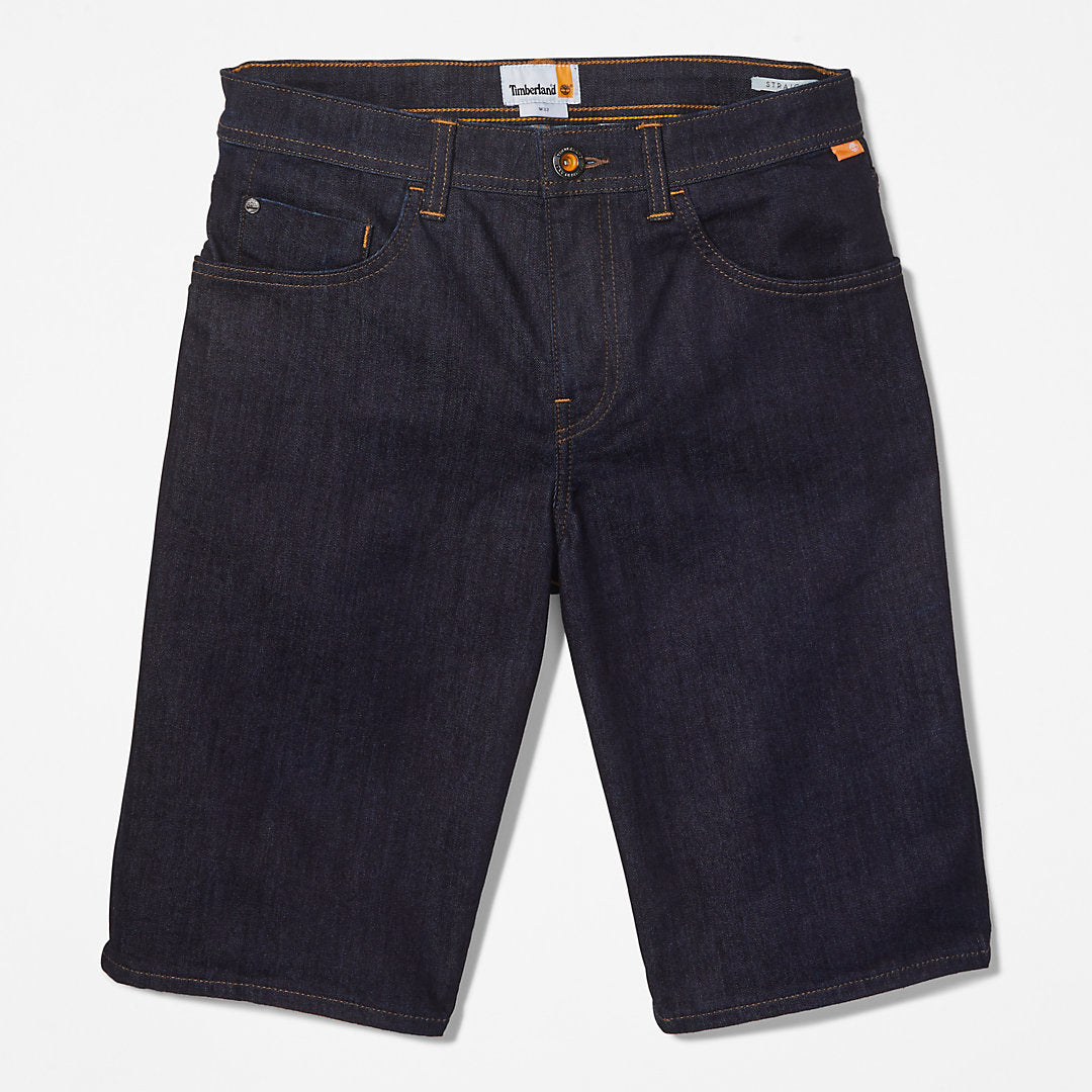 Timberland Mens Canobie Lake Denim Shorts for Men in Indigo
