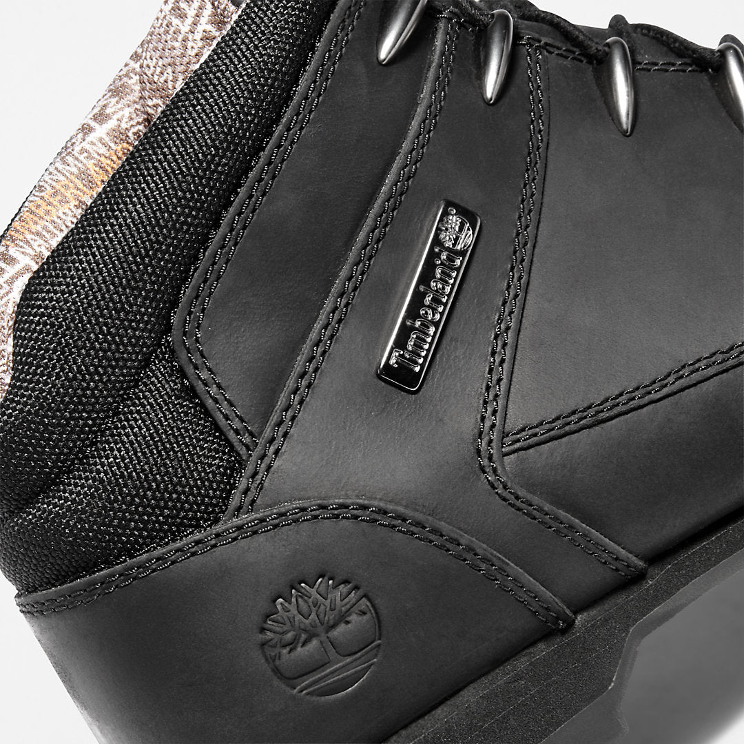 Timberland Mens Euro Sprint Mid Hiker for Men in Monochrome Black