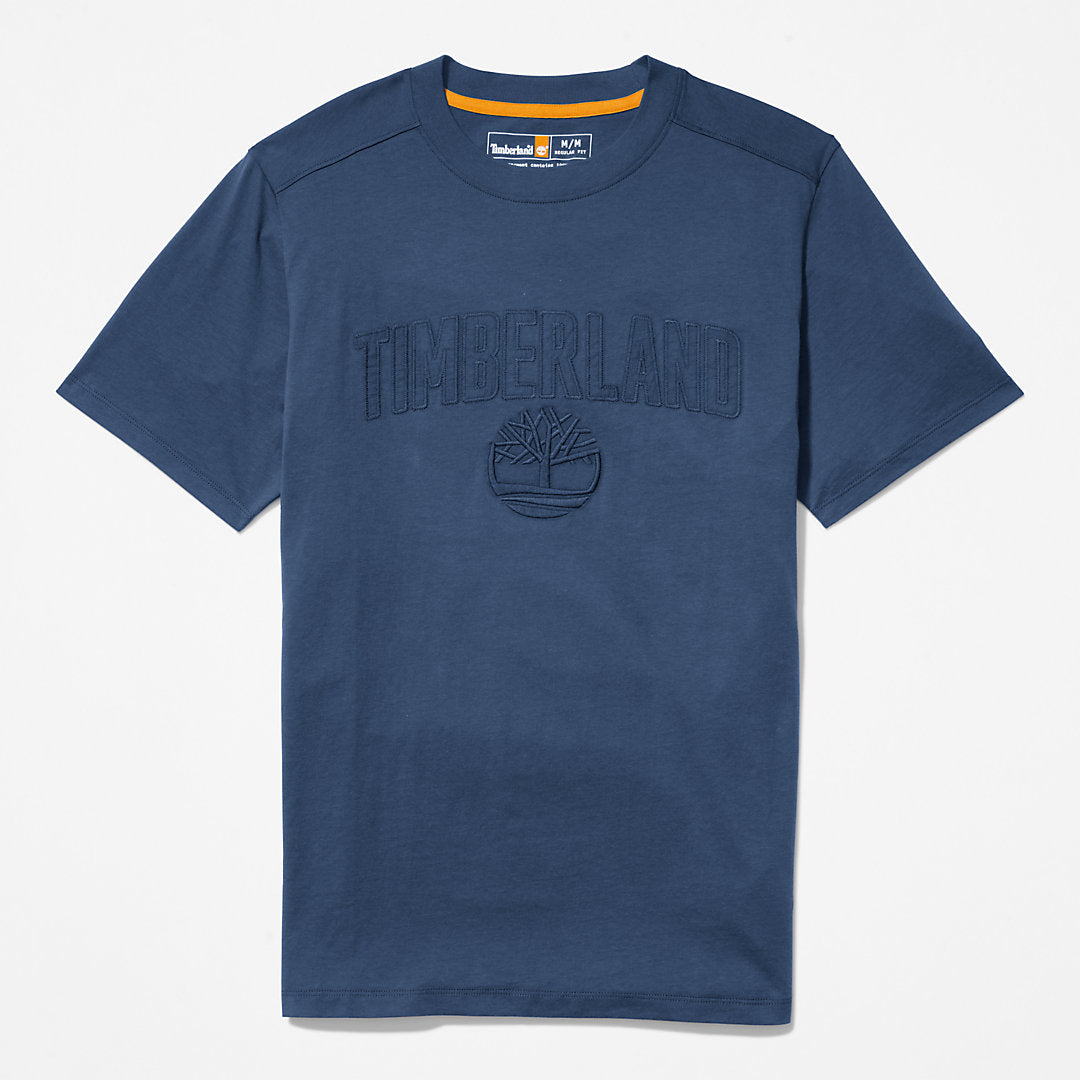 Timberland Mens Outdoor Heritage EK+ Graphic T-Shirt for Men in Blue