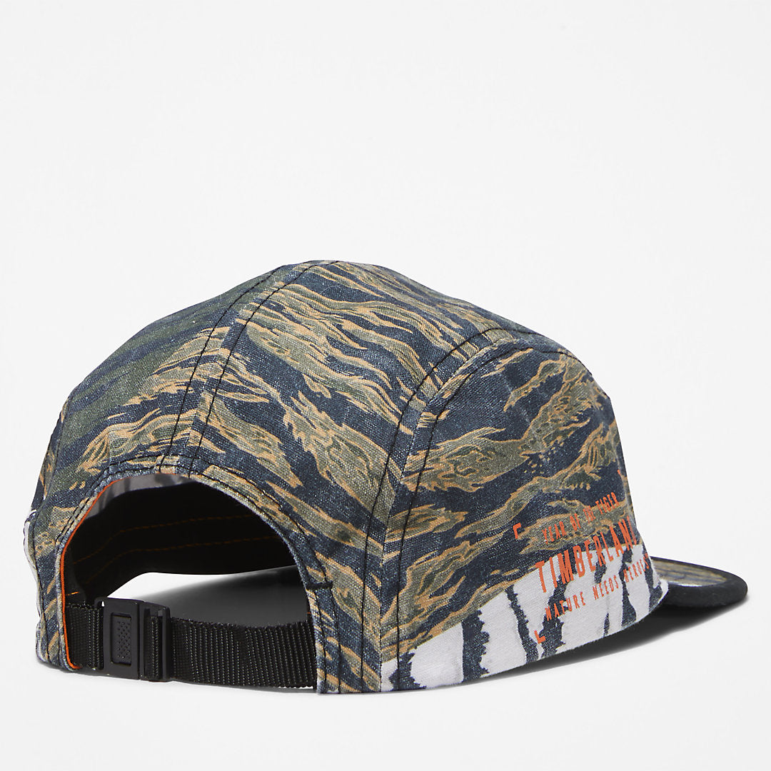 Timberland Mens Year of the Tiger Spring Grove Admiral Cap for Men in Black