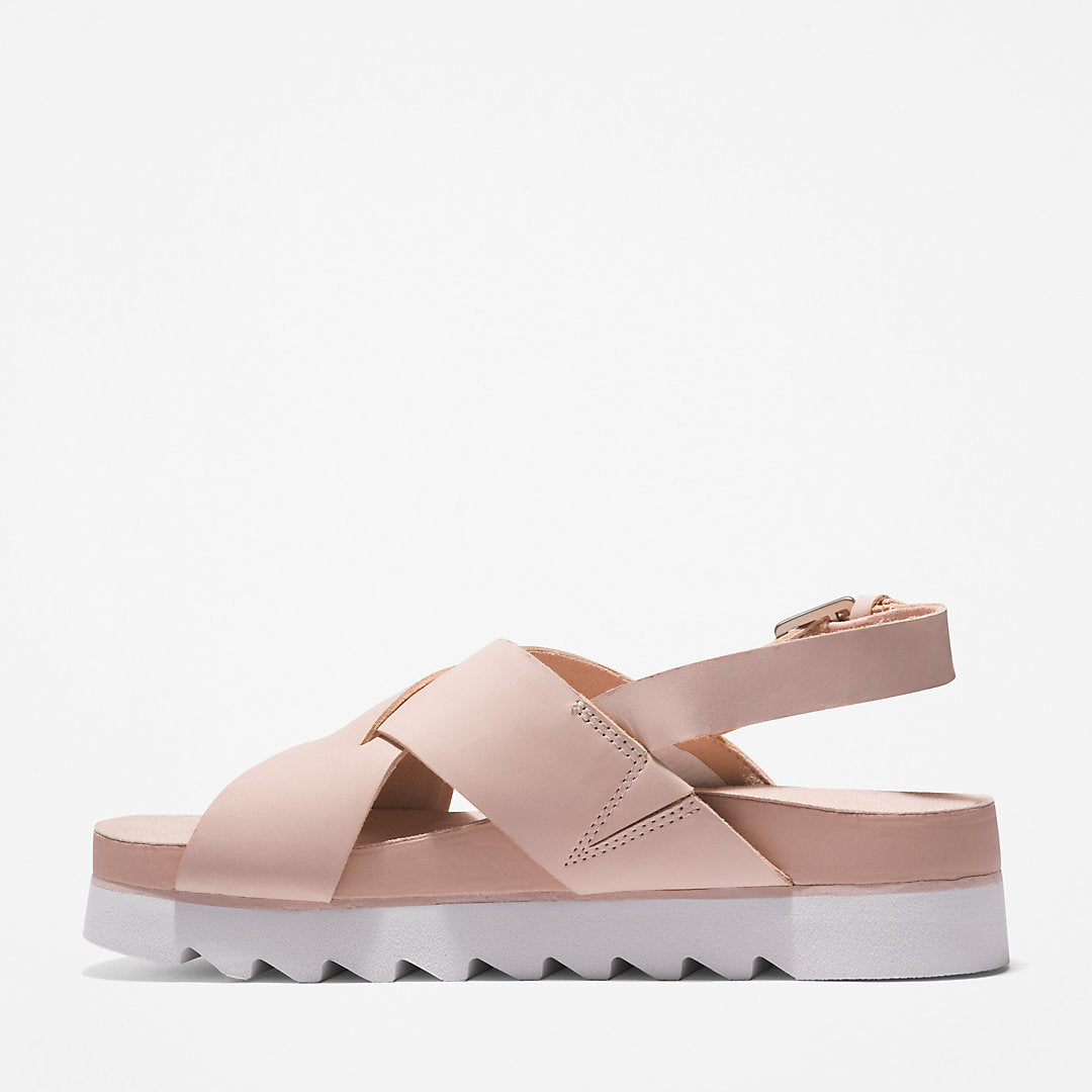 Timberland Womens Santa Monica Sunrise Sandal for Women in Light Pink