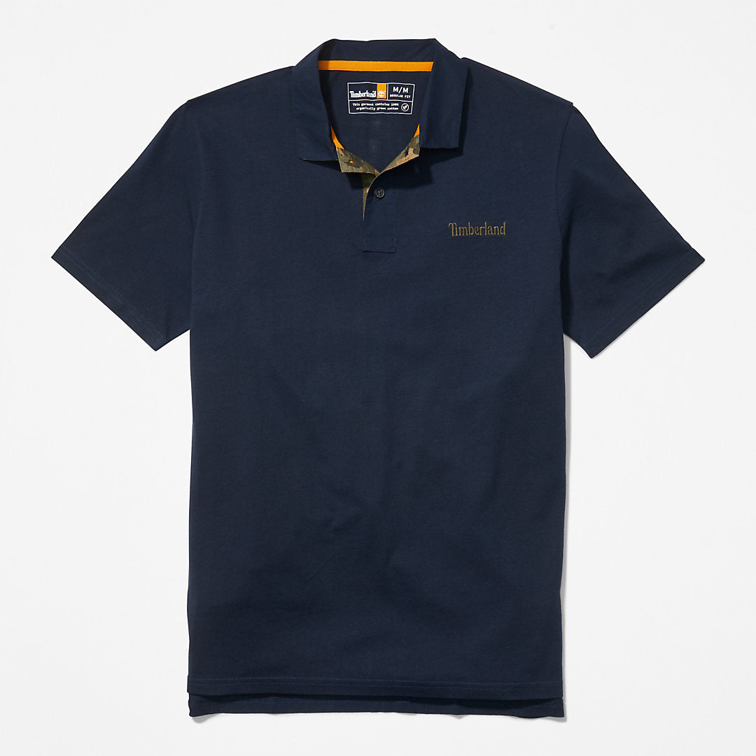 Timberland Mens Outdoor Heritage Polo Shirt for Men in Navy