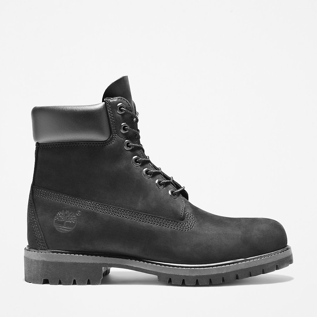 Timberland Mens Premium 6 Inch Boot for Men in Black