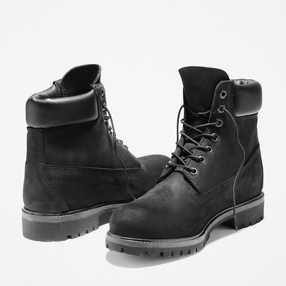Timberland Mens Premium 6 Inch Boot for Men in Black