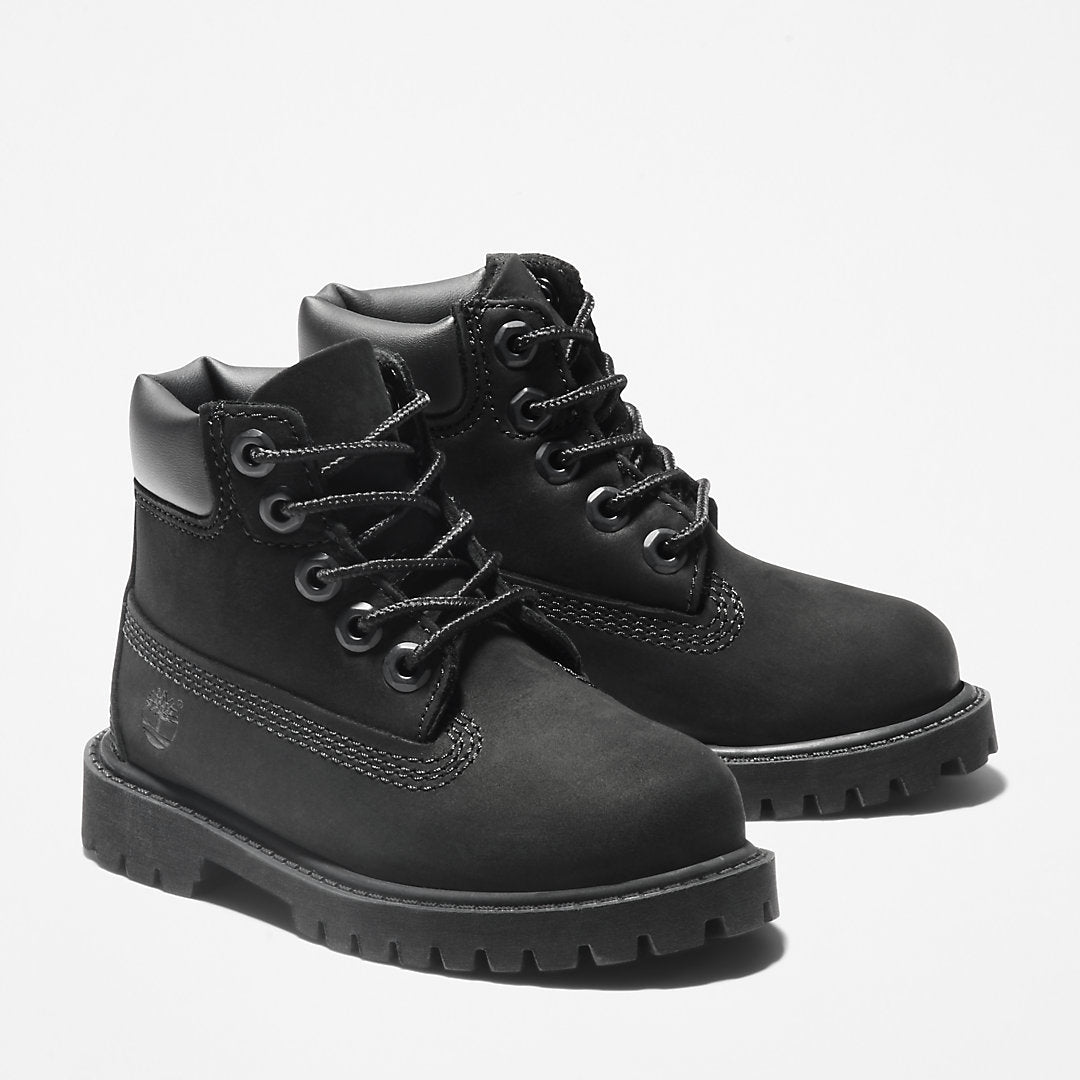 Timberland Kids Premium 6 Inch Boot for Toddler in Black