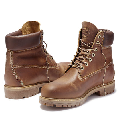Timberland Mens Timberland® Premium Heritage 6 Inch Boot for Men in Light Brown
