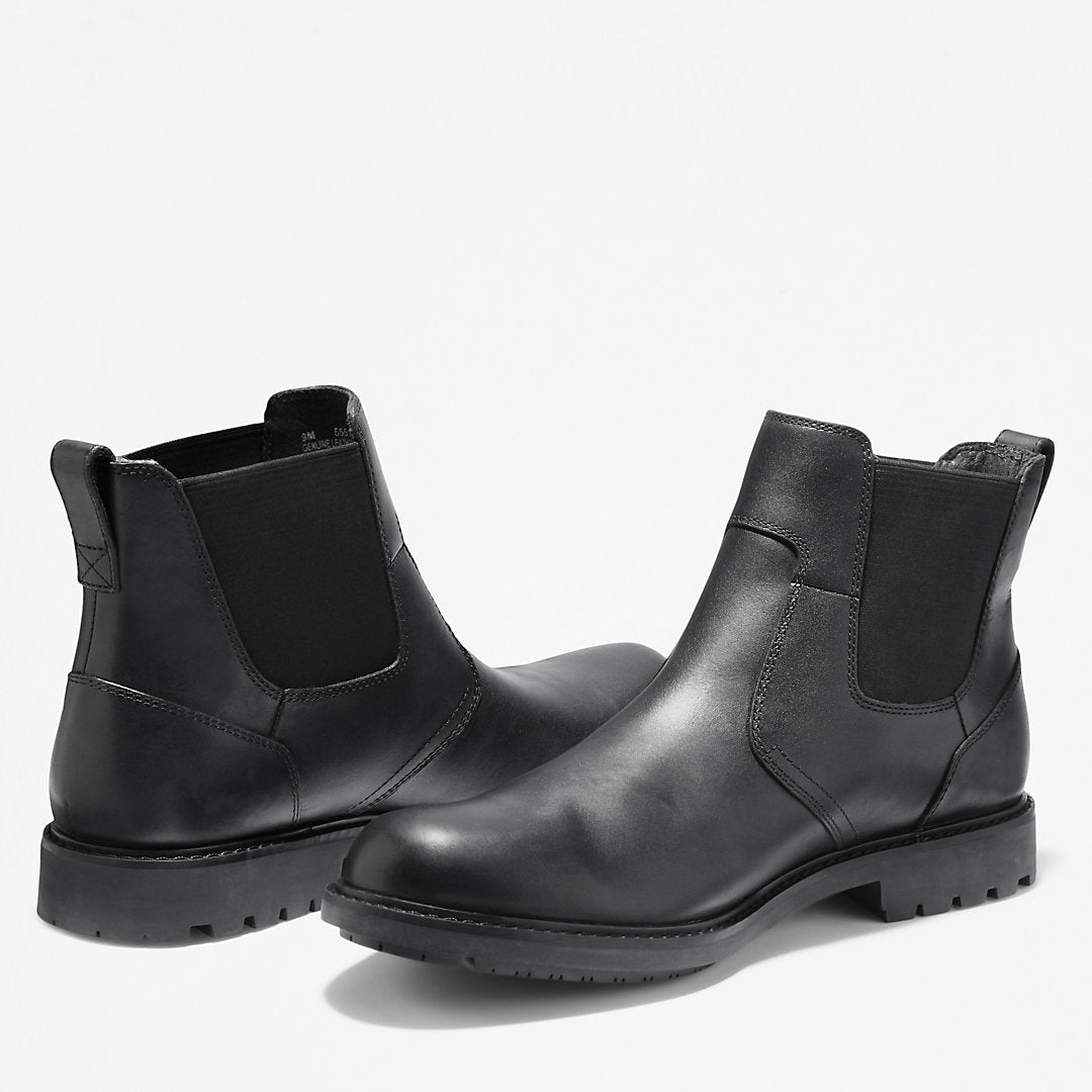 Timberland Mens Stormbucks Chelsea Boot for Men in Black