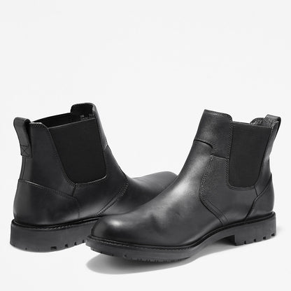 Timberland Mens Stormbucks Chelsea Boot for Men in Black