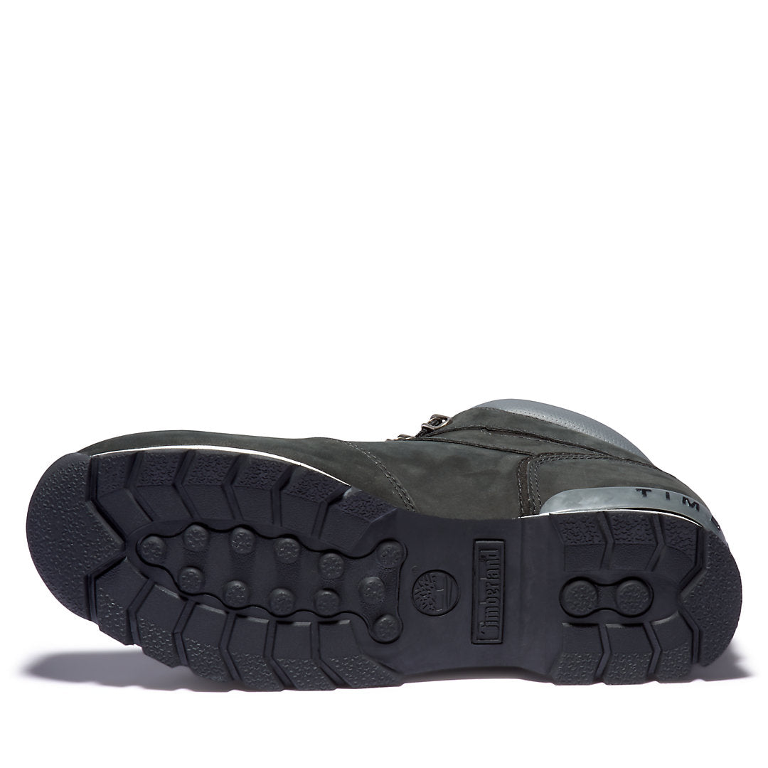 Timberland Mens Splitrock Nubuck Mid Hiker for Men in Black/Silver