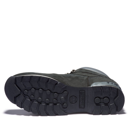 Timberland Mens Splitrock Nubuck Mid Hiker for Men in Black/Silver