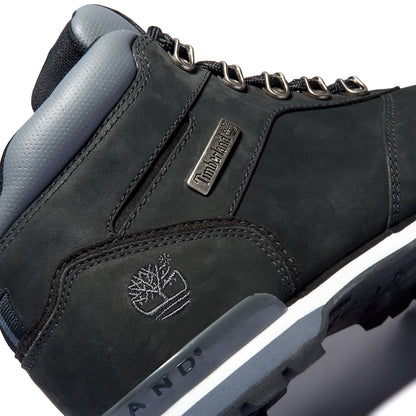 Timberland Mens Splitrock Nubuck Mid Hiker for Men in Black/Silver