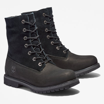 Timberland Womens Timberland® Authentic Fold-over Boot for Women in Black