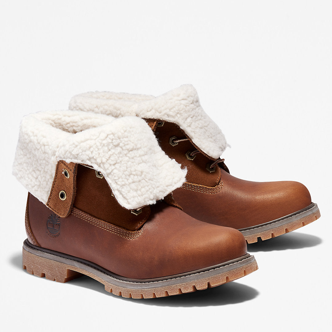 Timberland Womens Timberland® Authentic Fold-over Boot for Women in Brown