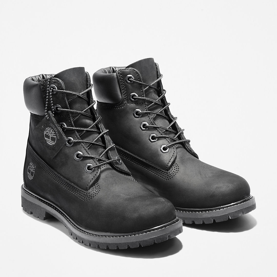 Timberland Womens Premium 6 Inch Boot for Women in Black