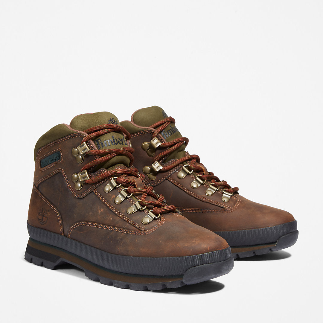 Timberland Mens Euro Hiker Better Leather Boot for Men in Brown