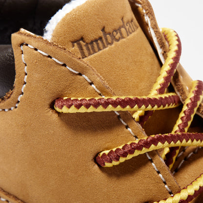 Timberland Kids Crib Bootie and Hat Set for Infant in Yellow