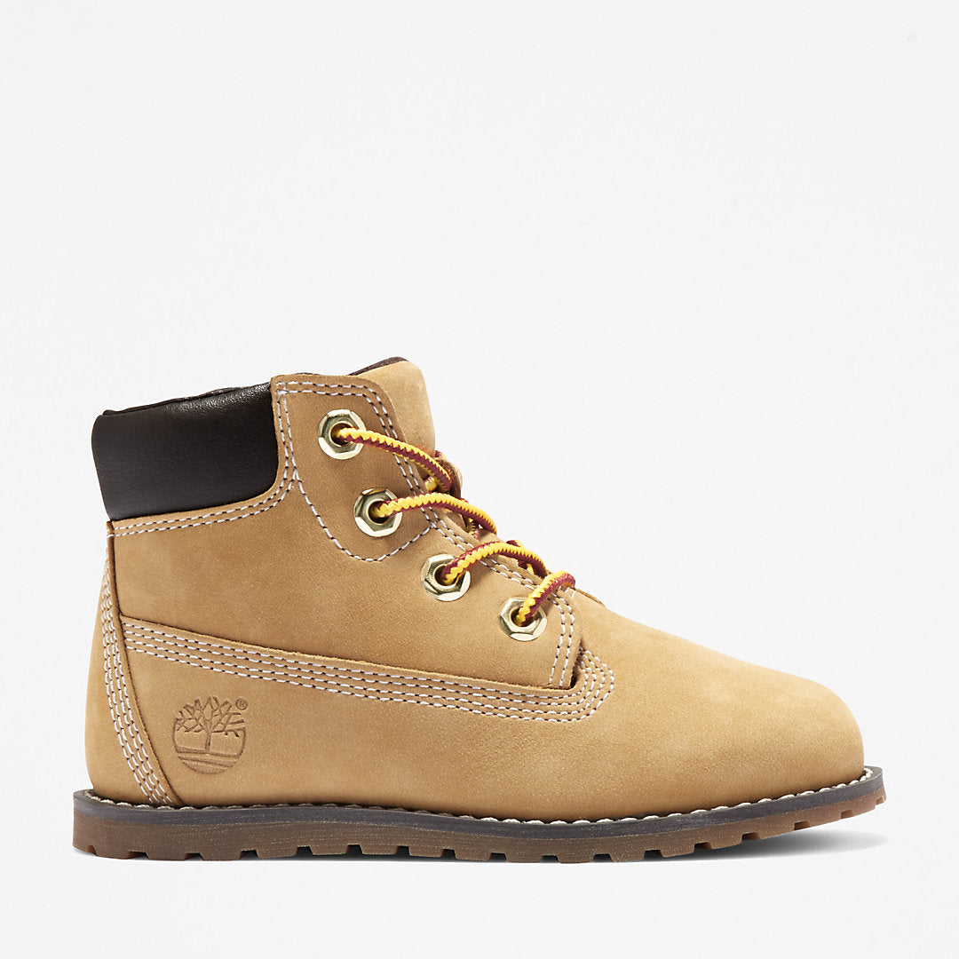 Timberland Kids Pokey Pine 6 Inch Boot for Toddler in Yellow