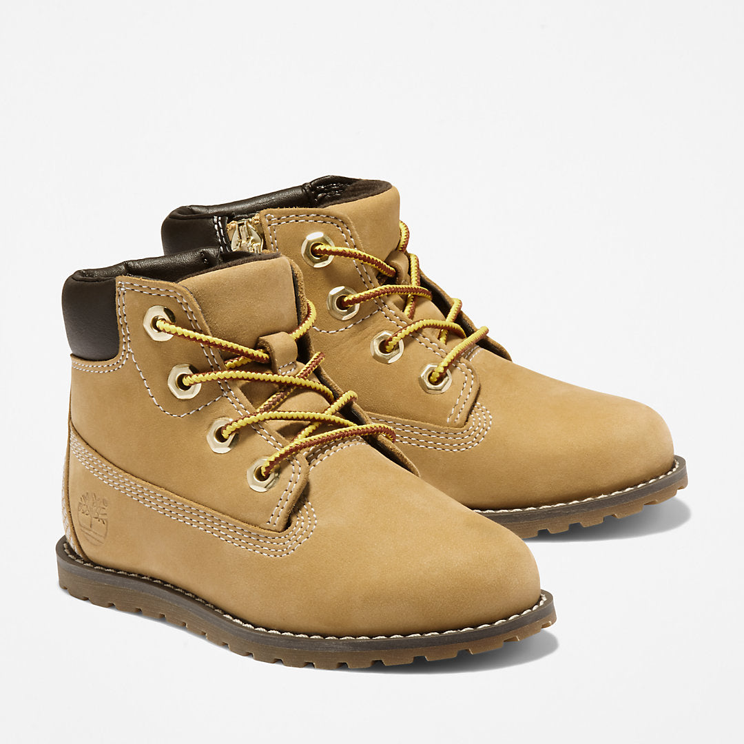 Timberland Kids Pokey Pine 6 Inch Boot for Toddler in Yellow