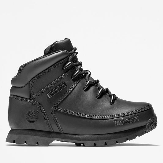 Timberland Kids Euro Sprint Mid Hiker for Youth in Black