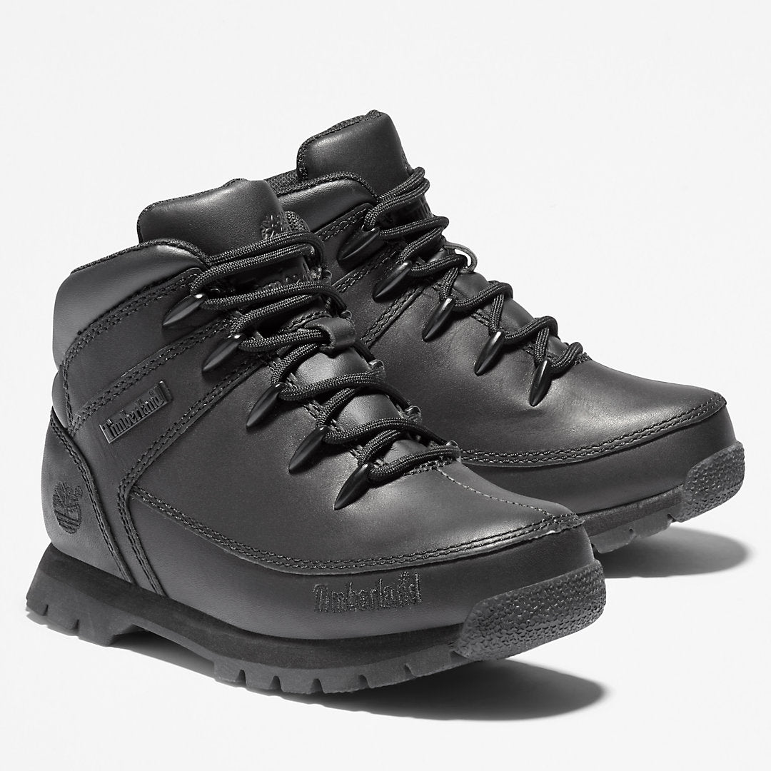 Timberland Kids Euro Sprint Mid Hiker for Youth in Black