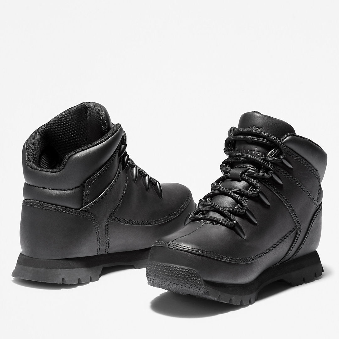 Timberland Kids Euro Sprint Mid Hiker for Youth in Black