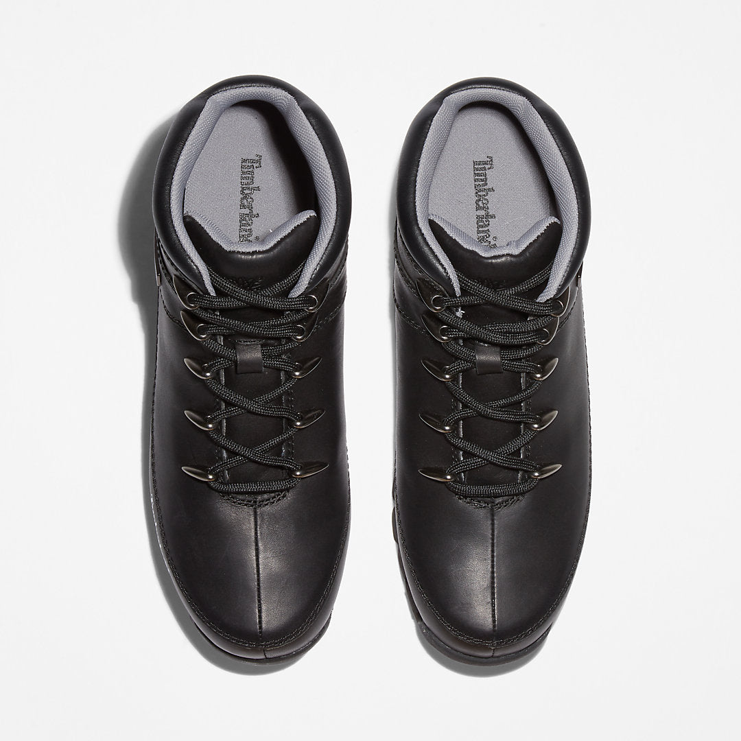 Timberland Mens Euro Sprint Hiker for Men in Black Full-grain