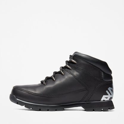 Timberland Mens Euro Sprint Hiker for Men in Black Full-grain