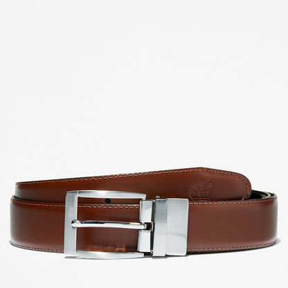 Timberland Mens Reversible Leather Belt for Men in Brown/Black