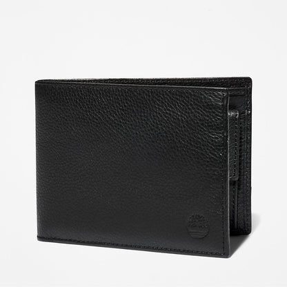 Timberland Mens Kennebunk Large Wallet for Men in Black