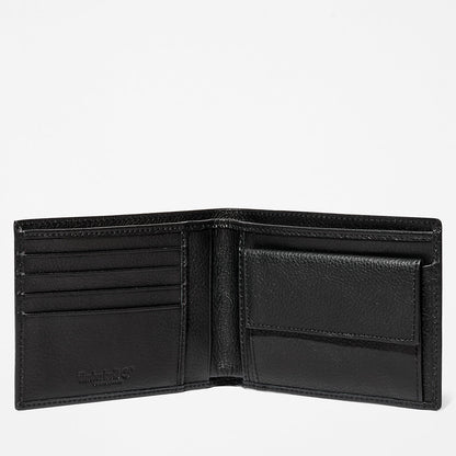 Timberland Mens Kennebunk Large Wallet for Men in Black