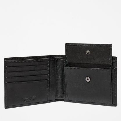 Timberland Mens Kennebunk Large Wallet for Men in Black