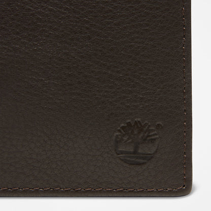 Timberland Mens Kennebunk Large Wallet for Men in Dark Brown