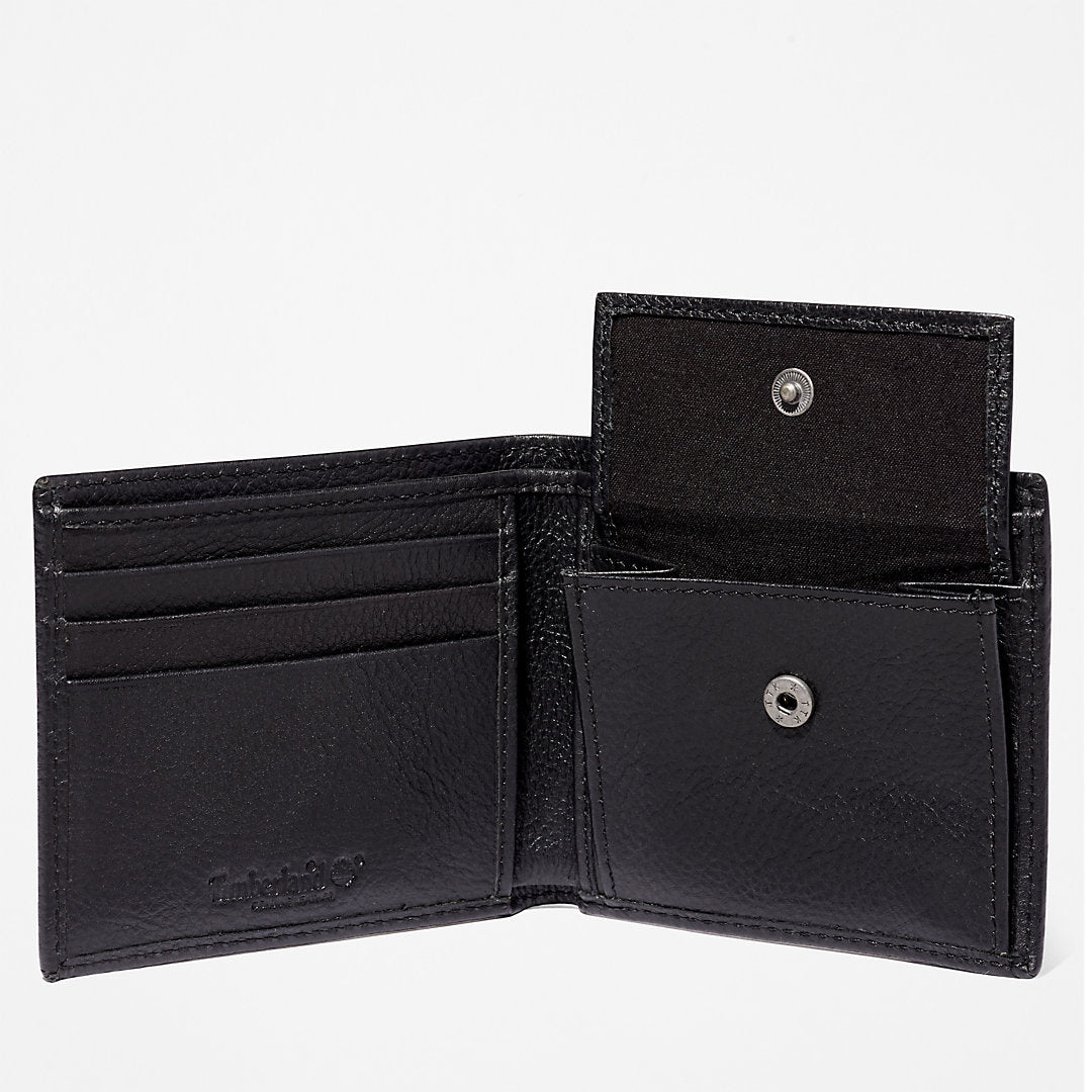 Timberland Mens Kennebunk Wallet for Men in Black