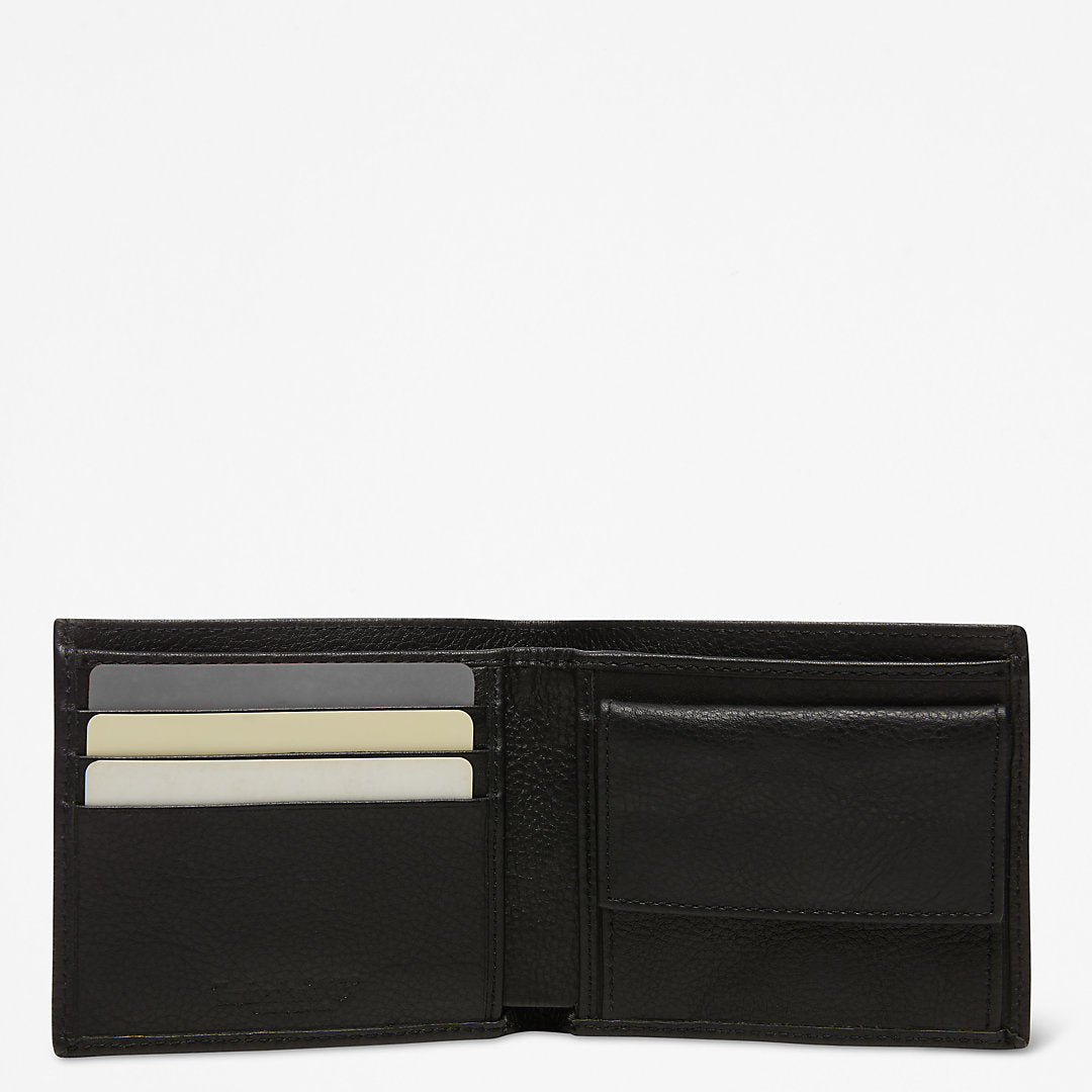 Timberland Mens Kennebunk Wallet for Men in Black