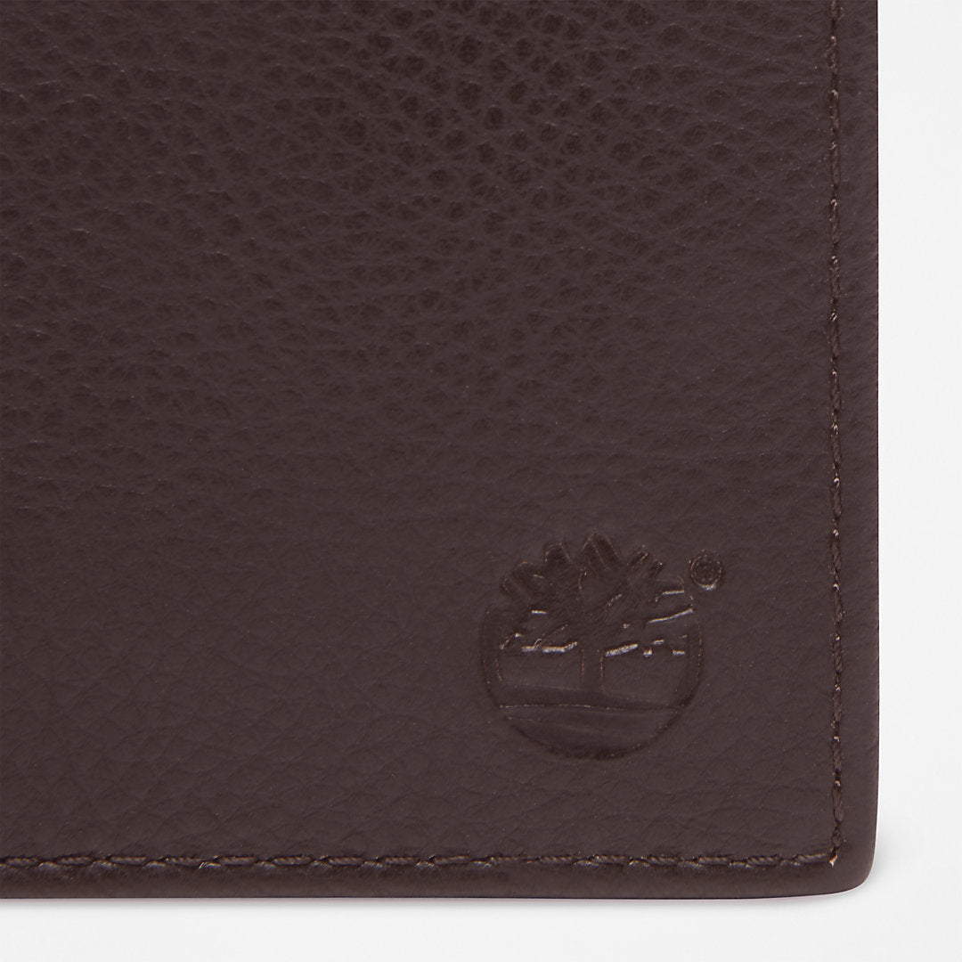 Timberland Mens Kennebunk Wallet for Men in Dark Brown