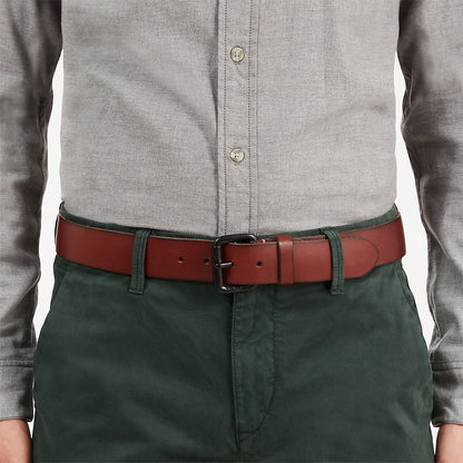 Timberland Mens Roller Buckle Leather Belt for Men in Brown