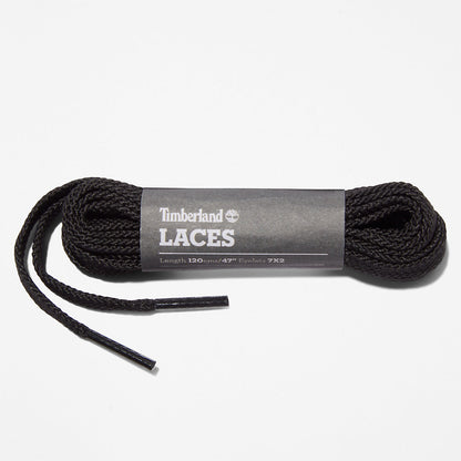 Timberland Mens 119.4cm / 47" Flat Replacement Laces in Black