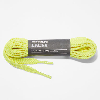 Timberland Mens 119.4cm / 47" Flat Replacement Laces in Yellow