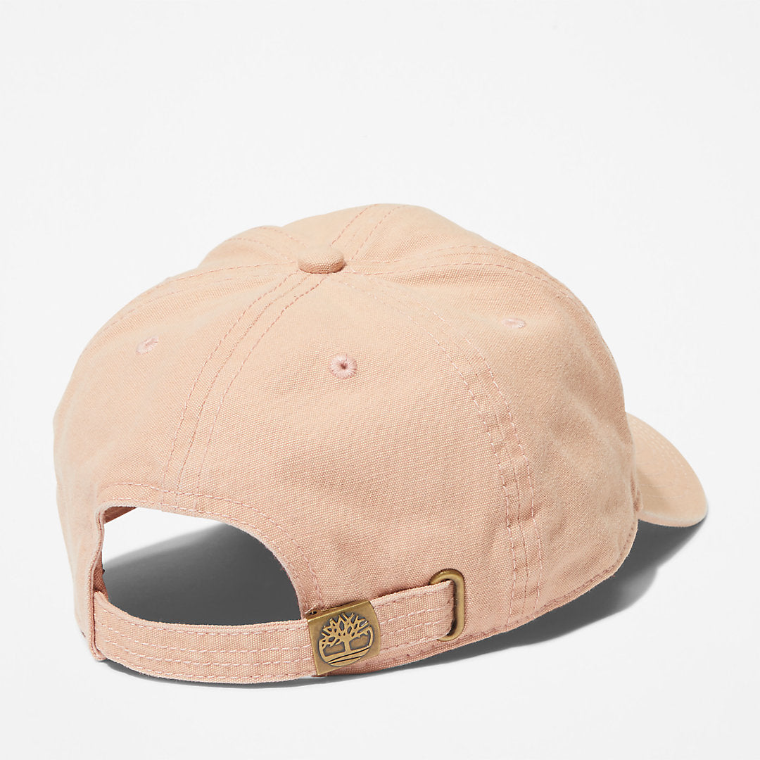 Timberland Mens Soundview Cotton Canvas Baseball Cap for Men in Pink