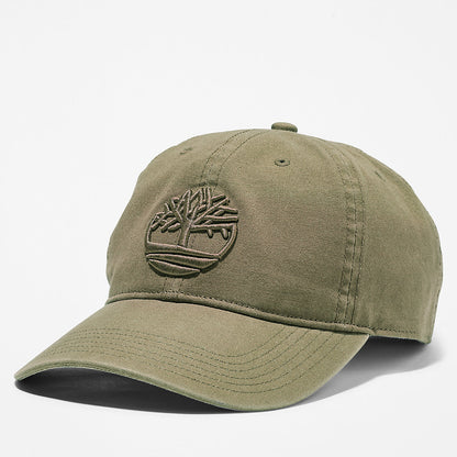 Timberland Mens Soundview Cotton Canvas Cap for Men in Dark Green